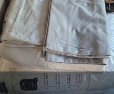 King size duvet and sheets