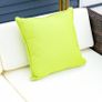 SUMMER SALE 5PC Rattan Furniture Set Garden Outdoor Sectional Sofa Coffee Table Combo Patio Furniture Metal Frame w/Cushion Pillows Brown (FREE SHIPPING) Image 7