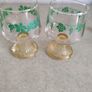 SET OF 2 Vintage German Schott Zwiesel Crystal Animal Wildlife Hunting Etched Frosted Set Amber Cordial Liqueur Wine Glasses Roemer Rhine Beehive Image 5