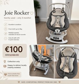 Joie 2 in 1 Baby Swing and Rocker