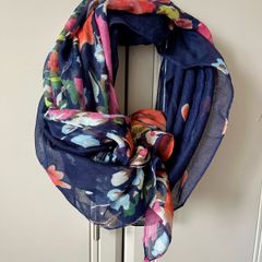 Light floral scarf