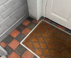 Victorian Tiles Red & Black