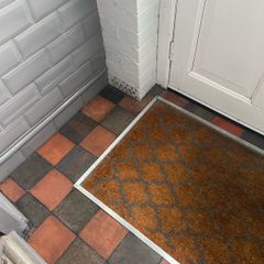 Victorian Tiles Red & Black