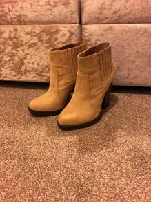 Zara cream boots