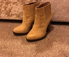 Zara cream boots