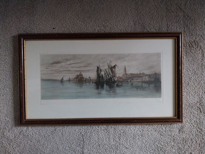 Vintage artwork and frames