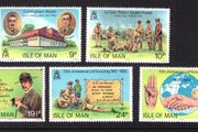 1982 Isle of Man 75th Anniversary of Boy Scout Movement and 125th Birth Anniversary of Lord Baden-Powell Commemorative Stamp Mint Never Hinged (MNH)