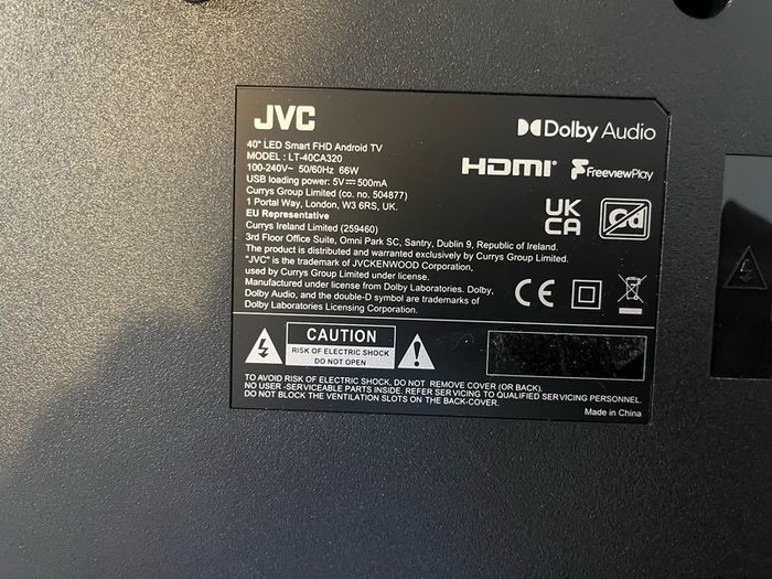40" Jvc 4k Smart Tv