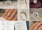2.43ct D VS1 HRD Antwerp Cert Lab  Diamond Ring
