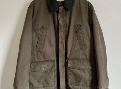 Zara Jacket with leather collar