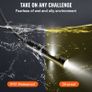 Triple Lens Endoscope Camera, 4.5" IPS Screen Borescope Inspection Camera with 1080P Lens, Semi-rigid Snake Cable, 8 Lights, 2860 mAh Battery, Waterproof Endoscope for Auto, Wall, Drain Image 4