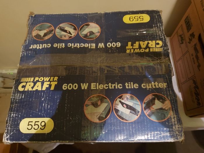Powercraft 600W Electric Tile Cutter Model TC 180 11, as new, never used and in excellent condition
