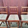5 Wooden Bar Stools Image 5