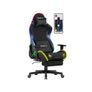 Huzaro Force 5.7 Black RGB Gaming Chair with Extendable Footrest Image 2