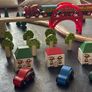 Wooden Train Track Set Image 9