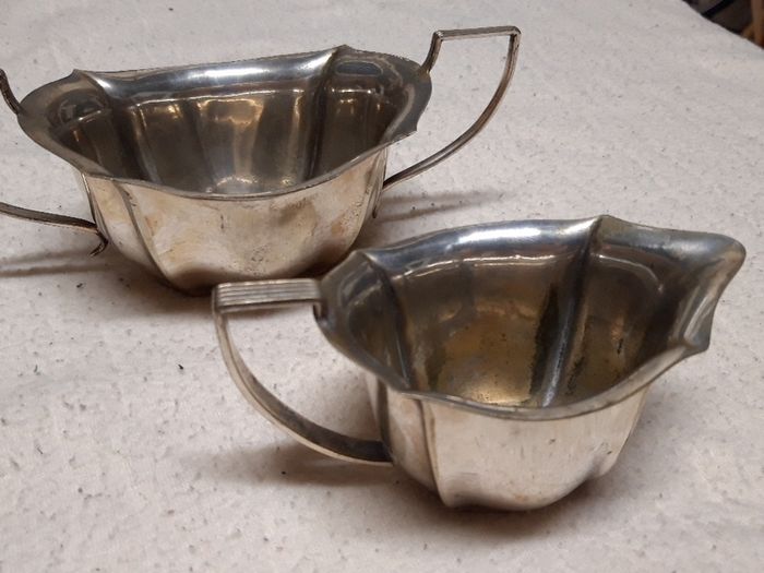 Silver Plated Milk Jug / Sugar Bowl