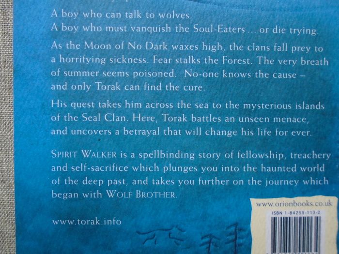 Spirit Walker.Paperback book, Fiction,Books