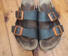 Limited edition Birkenstock sandals size 6