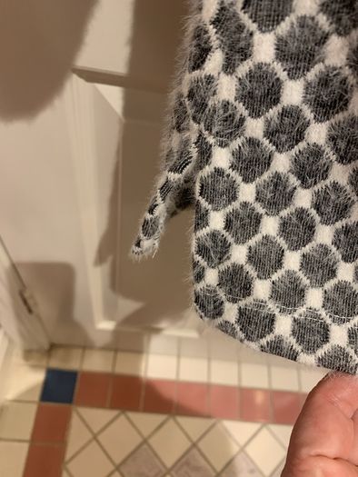 Bicalla white/grey jumper (L) Like New