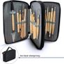 Clay Sculpting Tools,Set of 30 Pottery Tools Clay Modelling Tools Kit Wood Clay Carving Tools Set with Storage Bag,Apron and Sleeves Image 6