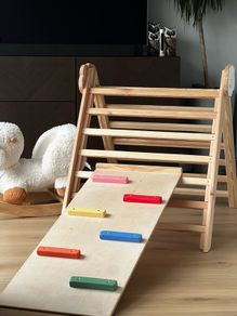 Beautiful Wooden Toddler Climbing Frame