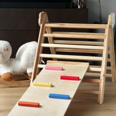 Beautiful Wooden Toddler Climbing Frame