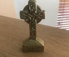 Vintage Brass Celtic Cross