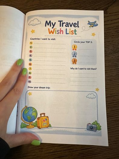 Europe Travel Journal Kids
