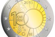 Belgium 2 Euro Commemorative Coin 2013 - The Royal Meteorological Institute. Uncirculated