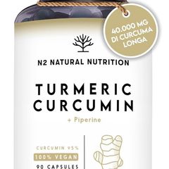 Curcuma & Piperine 1,600 mg (95%) Anti-inflammatory & Antioxidant 90 Capsules
