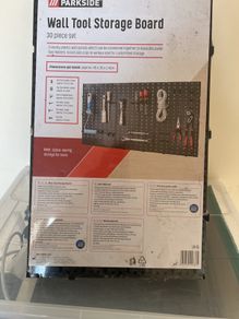 Parkside wall tool storage board