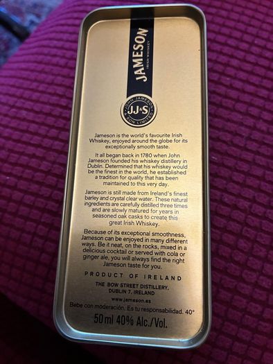 Rare Jameson Metal Box