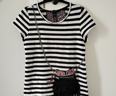 Jessica Simpson girl top with front zip pocket - size L Age 10-12