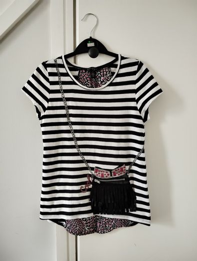 Jessica Simpson girl top with front zip pocket - size L Age 10-12