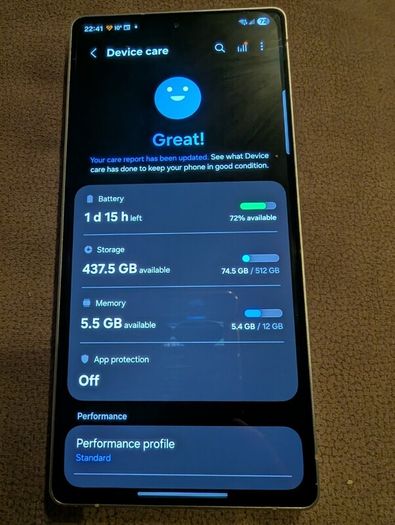 Samsung Galaxy s25 Ultra 512gb Silverblue still in warranty