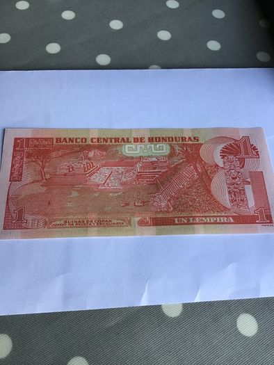 Banknote from Honduras- 1 Lempira