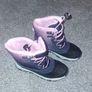 Navy & Pink girls snow boots Size EU31 UK13 Image 2