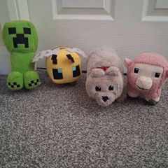 Minecraft plush bundle