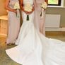 Luxury Mikado Fabric Mermaid Style Wedding Dress Image 7