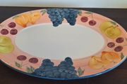 Large Oval Serving Platter (Fruit)