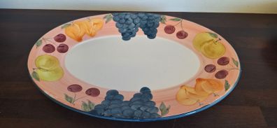 Large Oval Serving Platter (Fruit)