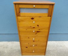 2 sets of oak drawers
