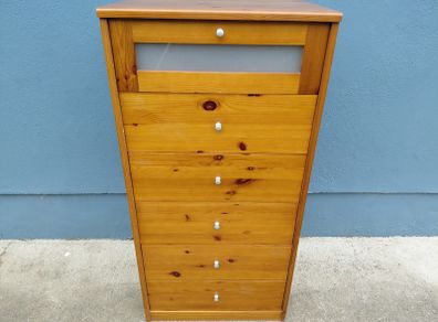 2 sets of oak drawers