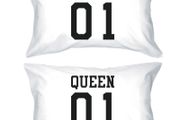 King 01 Queen 01 Couple Pillowcase Set Matching Pillow Covers