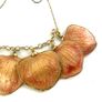 Vintage Rose petal Nature Inspired necklace Image 7
