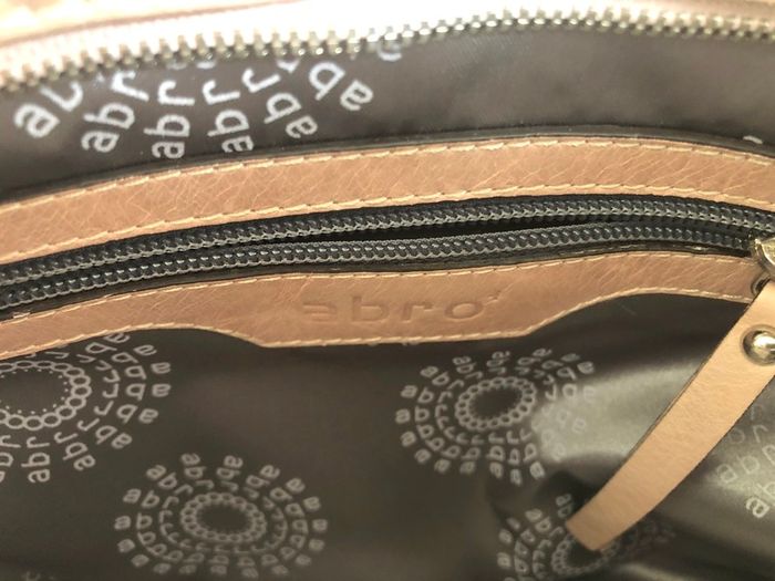 Abro Camel Leather Bag