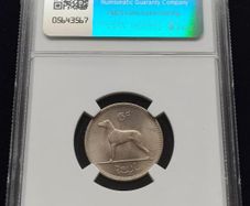 Ireland 1962 | Irish 6p | 6 Pence | Wolfhound | KM.13a | MS 64
