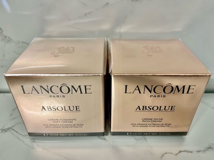 Lancome Absolue Soft Cream 15ml & Rich Cream 15ml