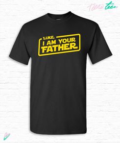 Personalized Name, I Am Your Father T-shirt Tshirt Tee Shirt Fathers day gift Dad Grandpa Star Wars Parody present Papa Movie Film Custom