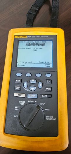 Fluke DSP-4000 Cable Analyzer Main Unit